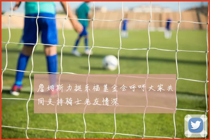 詹姆斯力挺乐福基金会呼吁大家共同支持骑士老友情深